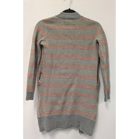 Anthropologie Sparrow Gray Wool Cotton Cardigan Duster sz M Comfy Cozy Chic - Picture 4 of 10